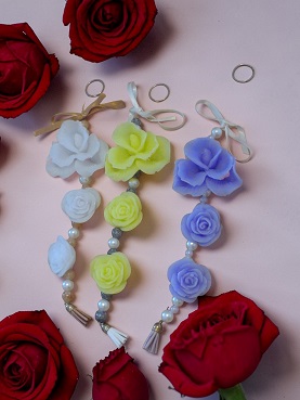 (image for) zeepketting sierlijke kelk & roos